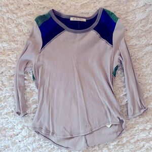 Free People 3/4 Sleeve
